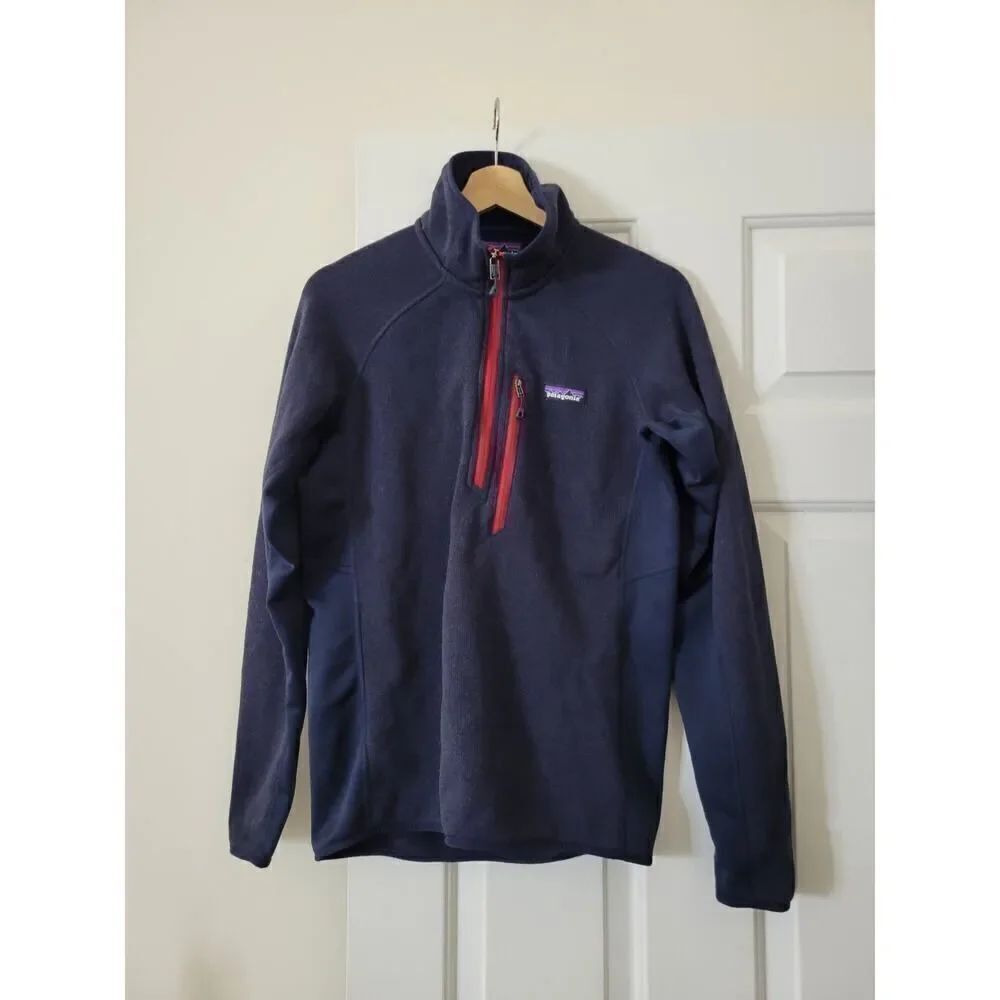 Patagonia M's Performance Better Sweater® 1/4-Zip S Navy $119